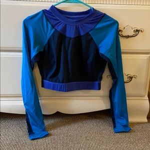 Joy Lab Open Back Long Sleeve Crop Top